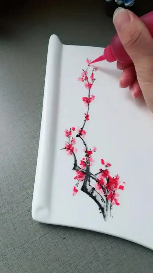 果酱画梅花,谢谢支持.