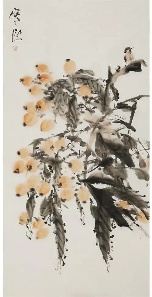 崔兆礼花鸟画纵横随意有无间似影如形如梦远