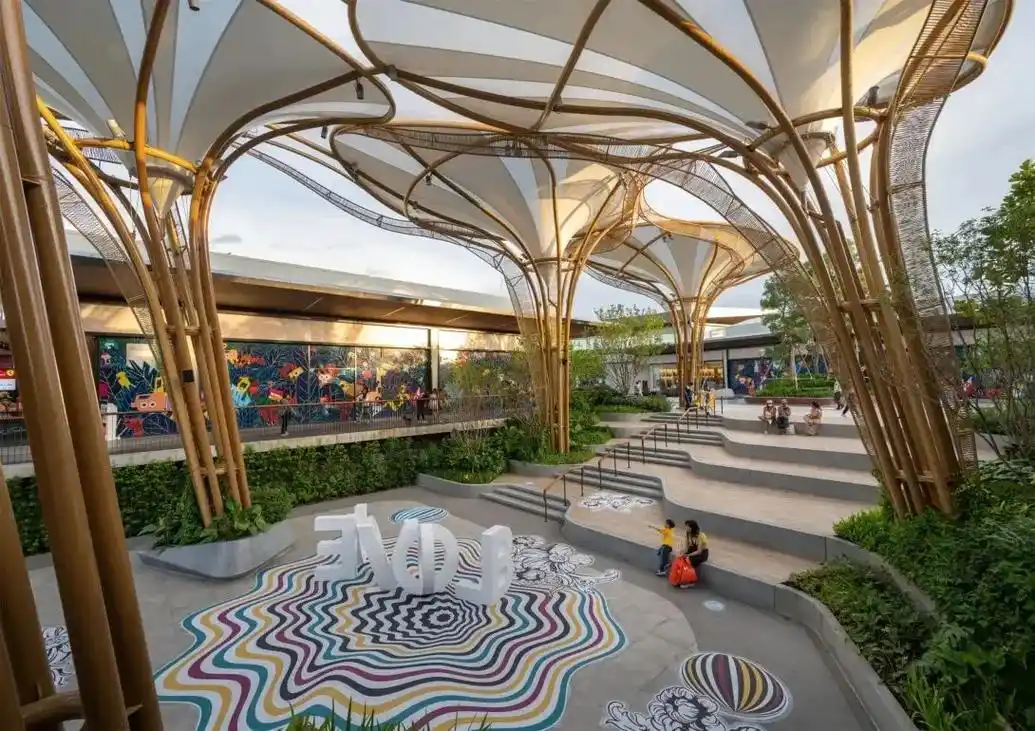 曼谷暹罗奥特莱斯商业景观.