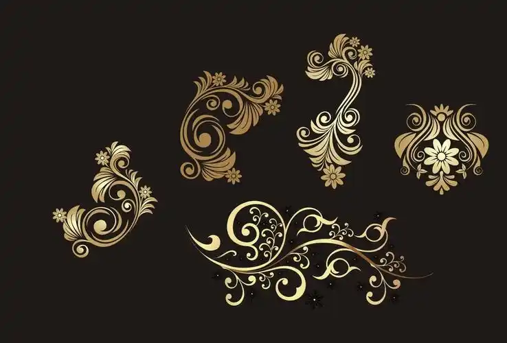 欧式复古花纹图片