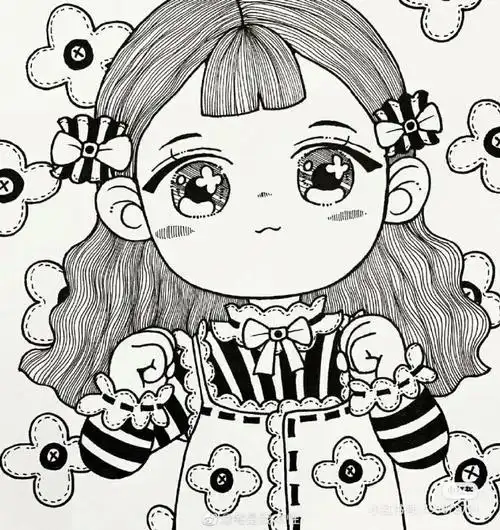 简笔画小女孩超漂亮超可爱简笔画小女孩超漂亮超可爱卡通