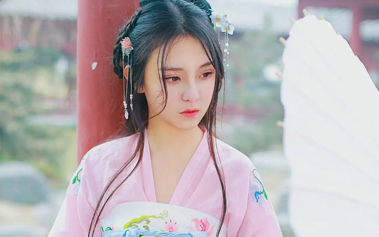 汉服美女唯美古风电脑桌面壁纸下载