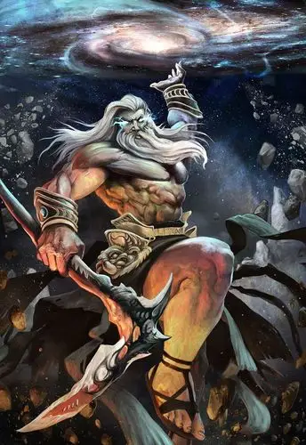 插画/漫画 远古泰坦巨神战争