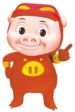 刚刚上榜"中国十大卡通形象"的猪猪侠