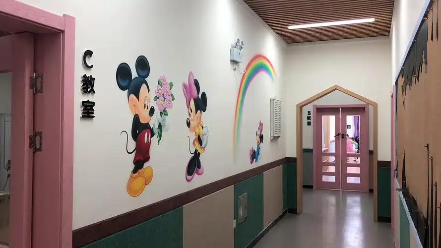 卡通墙体彩绘幼儿园墙体彩绘晋中墙绘太原墙体彩绘