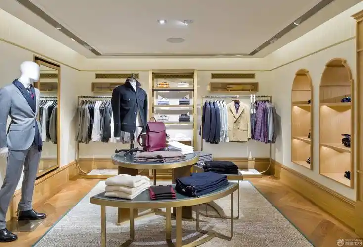 时尚男装店面吊顶装修设计图片_设计456装修效果图