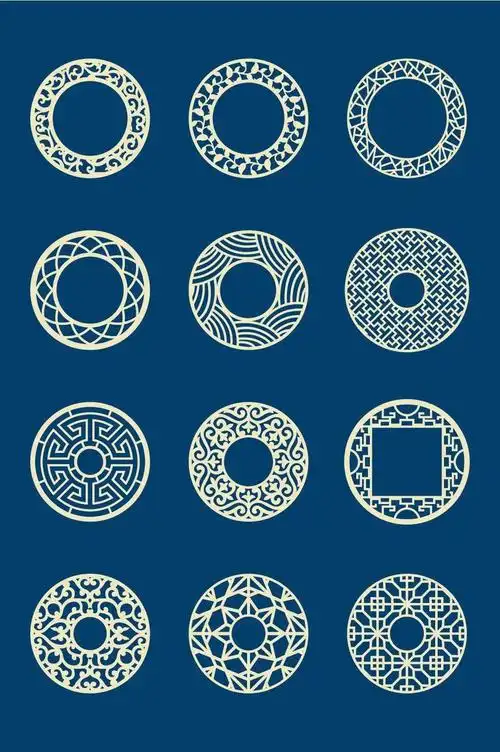 你们梦寐以求的中国传统纹样图案,全在这里,快收藏