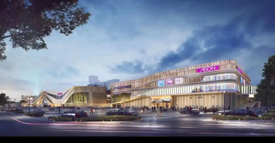 永旺梦乐城武汉江夏效果图.(图片由企业提供)