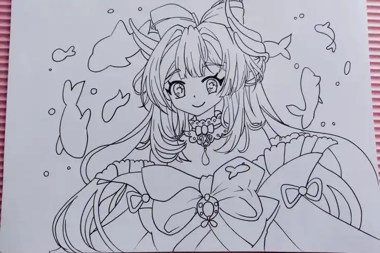 动漫教程绘画过程图临摹动漫人物