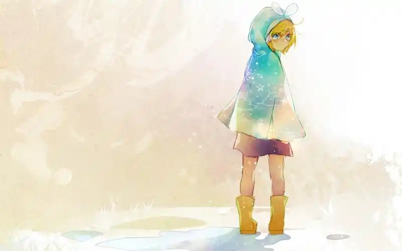 动漫,动漫女生,伤感,雨中流泪的伤心人儿壁纸