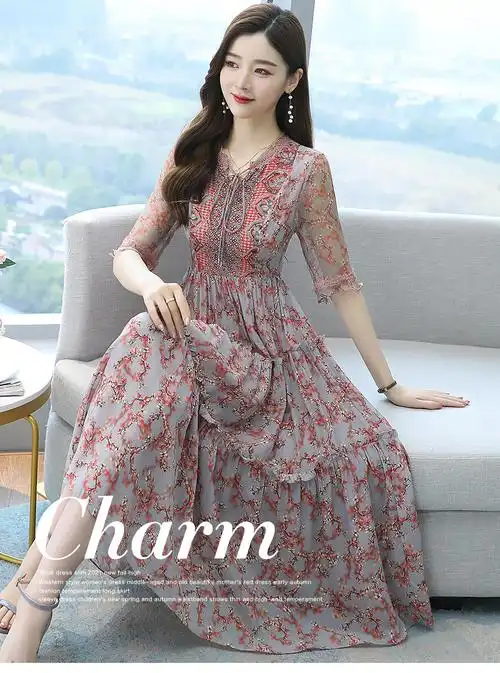 2021夏装新款韩版修身大摆气质名媛连衣裙女al2138