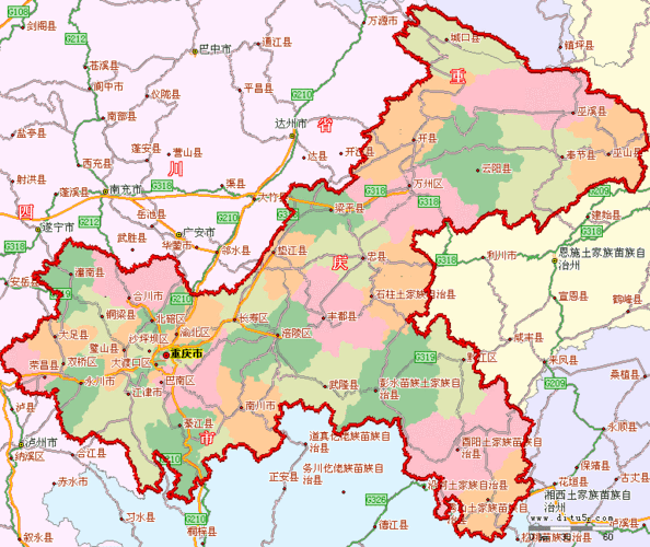 重庆市在地理位置经伟度是多少?