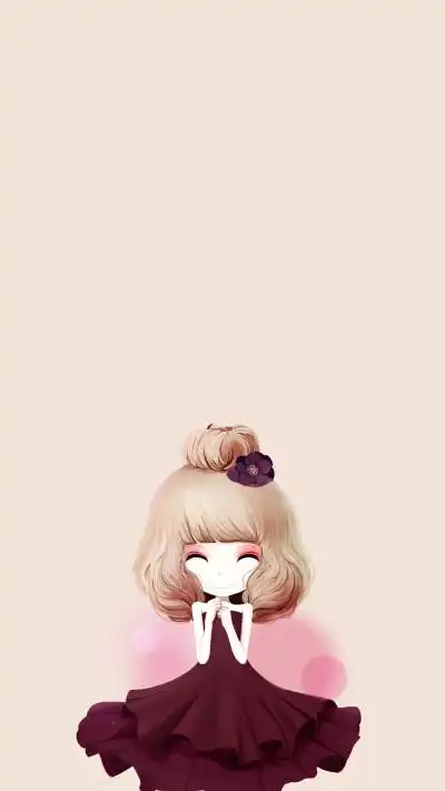 影视 女生 q版 微信 qq 微博 )女孩 韩国唯美插画手绘动漫卡通可爱