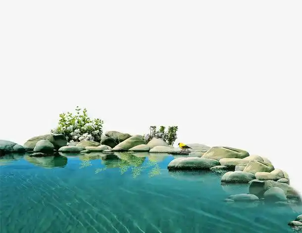 溪水免抠素材免费下载_觅元素51yuansu.com