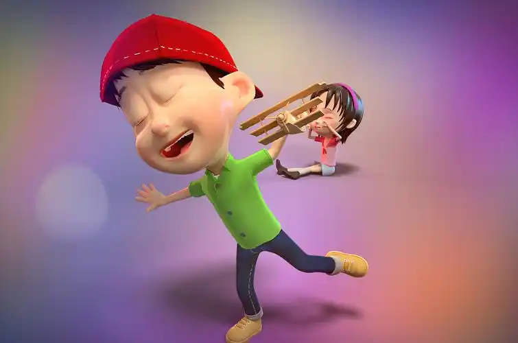 卡通建模 3d建模 影视动画 卡通角色 三维人物 |三维|人物/生物|老山