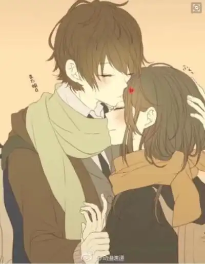 亲亲抱抱情侣头像