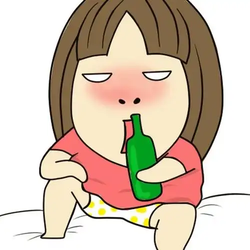 头像的主人公是微漫画《胖子的忧伤》的女主角的小明明,小明明是一