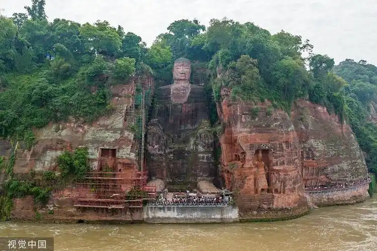 四川乐山大佛全景 视觉中国 资料图