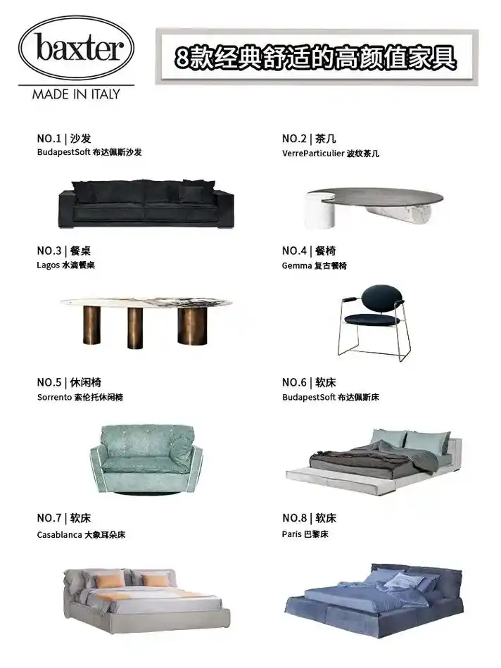 全屋软装选这8款家具绝不会出错6015.166baxter 布达佩 - 抖音