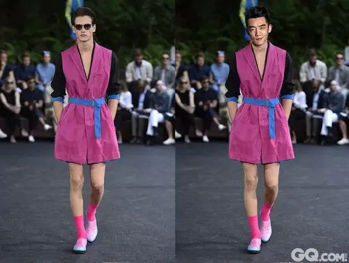 郑恺穿裙子给angelababy当"伴娘" 哪种造型最合适_人物_gq男士网