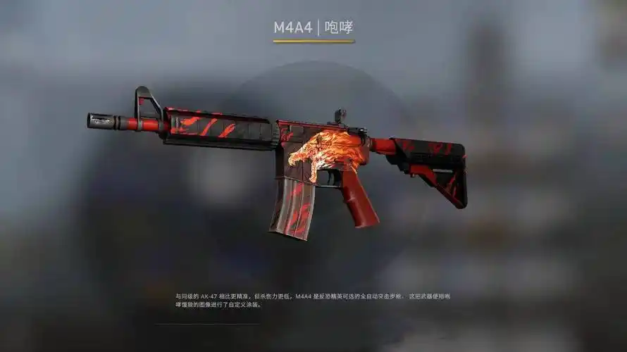 csgo的m4a1咆哮皮肤有多难开到?