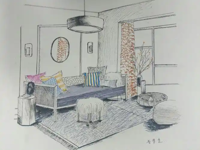 4.6丹尼斯校区学院素描班周六晚上班《室内速写》