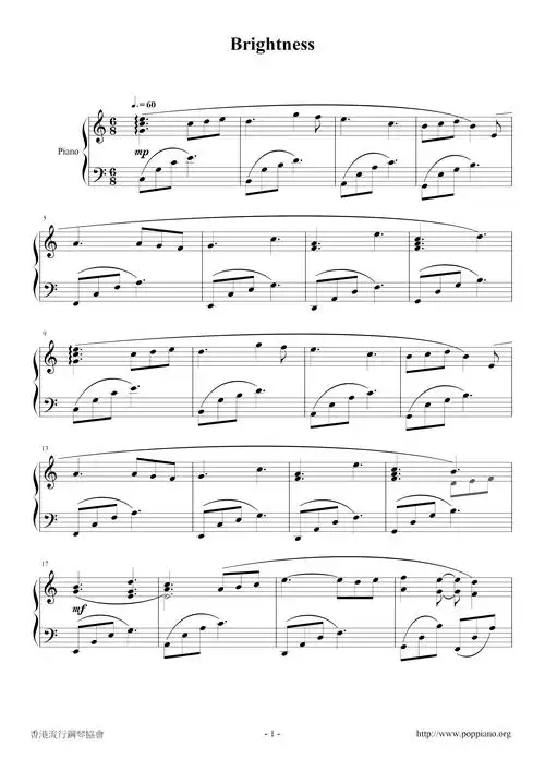 英文歌 - brightness