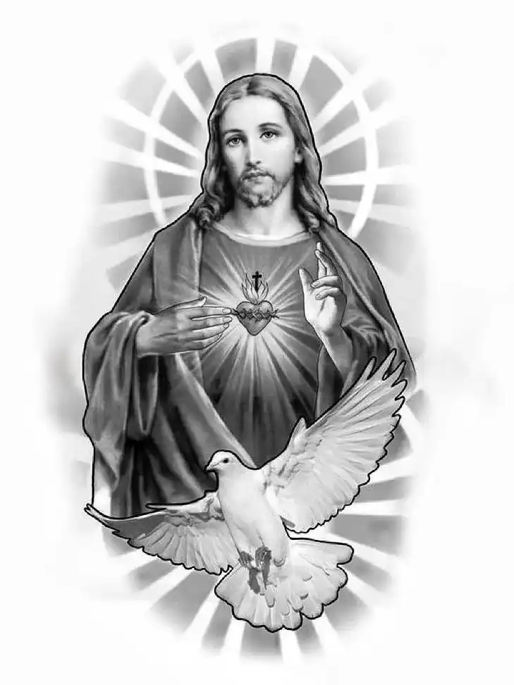 [希望·手臂纹身]#上热门 应大家要求,想要的耶稣题材来了! - 抖音