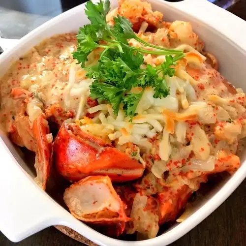 台大台做的芝士奶油焗龙虾伊面