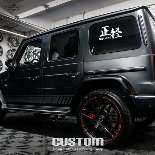 正经decent车贴防水防晒个性网红贴车门后档汽车贴纸车身装