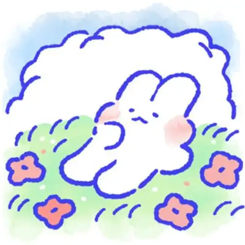 【作者ins:rotary_x.x】 软萌小兔子卡通头像,lovely mongmong