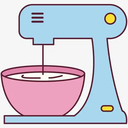 卡通打蛋器与容器