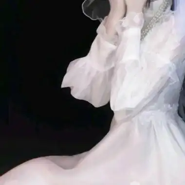 仙气白裙子女生头像高清白色的仙女气质部位头像图片