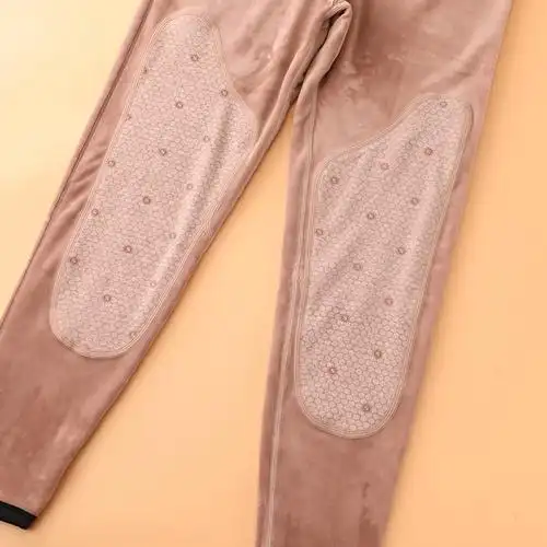 保暖裤冬季男士单件紧身打底裤滑面双层加绒加厚中青年高腰棉裤