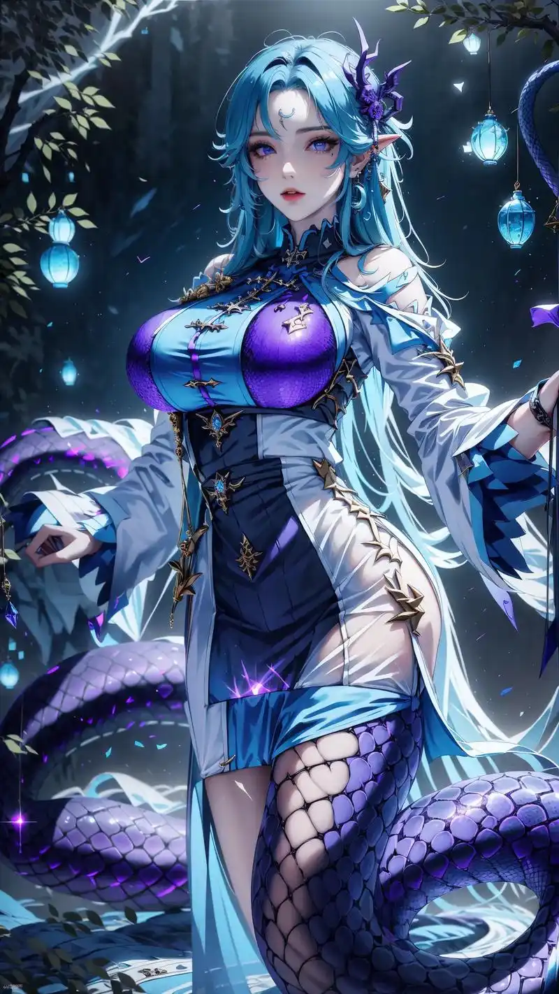 蛇蛇系列#蛇女 #美女蛇 #二次元美图 - 抖音