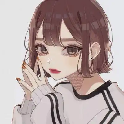 动漫高冷傲娇短发女头像 短发冷艳女生动漫头像,卡通头像图片-回车