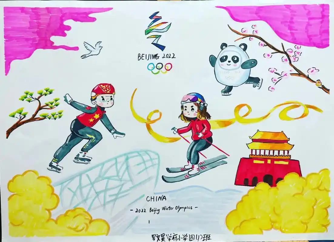 2022北京冬奥会绘画