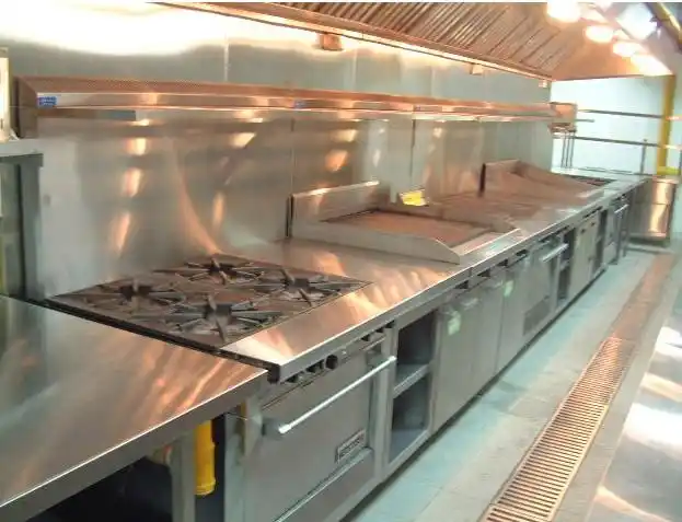 小饭店厨房设计效果图案例,饭店厨房设计平面图