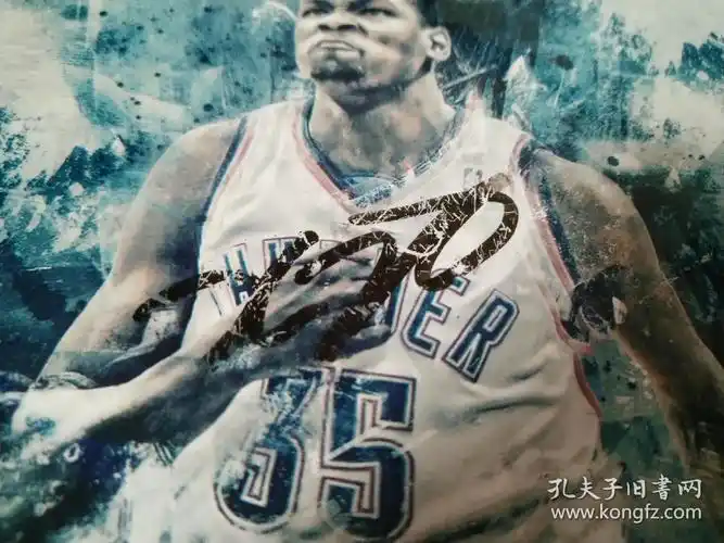 【签名照】凯文·杜兰特亲笔签名照 附证书