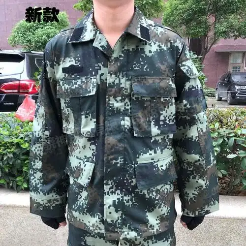 2018新款正品17新式夏季长袖迷彩作训服男士军迷工作服训练服包邮