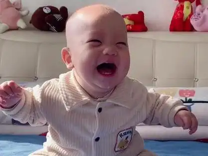 宝宝的这种开怀大笑,能不能感染到你?