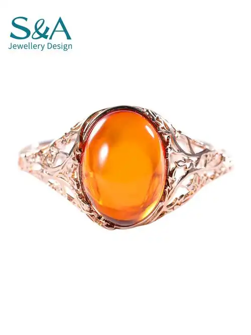 sa赛吉珠宝波罗的海时尚琥珀手饰蜜蜡血珀手镯欧美气质女款