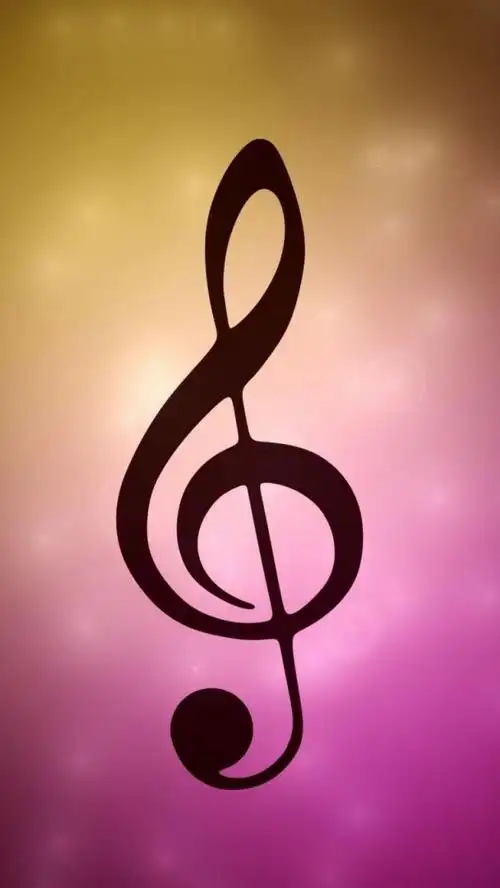 求几张好看的苹果5音符壁纸