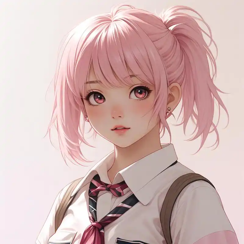 94漫画风jk小女孩头像97