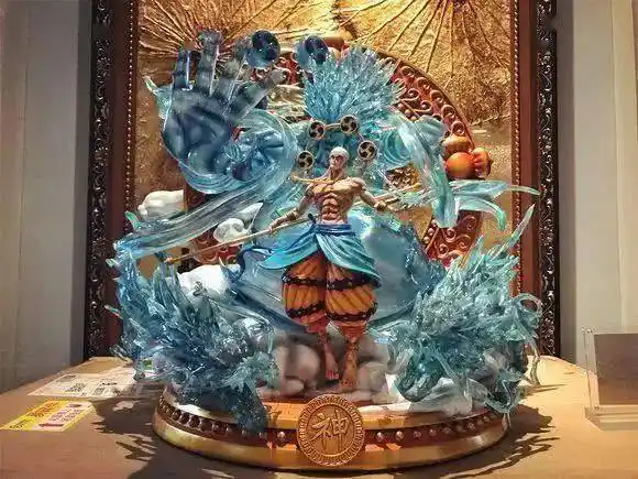 海贼王不愧是最贵的艾尼路手办巨大化雷神真是太炫酷了