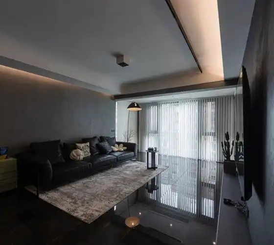 深圳装修130o全屋高级灰有个性的业主才能驾驭