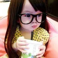 戴眼镜的小女孩头像萌萌哒的小孩子你一定会喜欢的