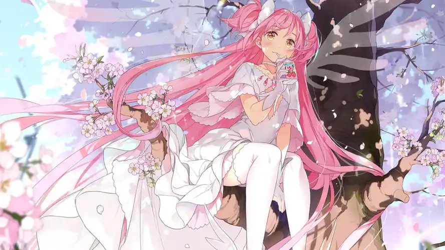 少女壁纸(动漫静态壁纸) - 静态壁纸下载 - 元气壁纸