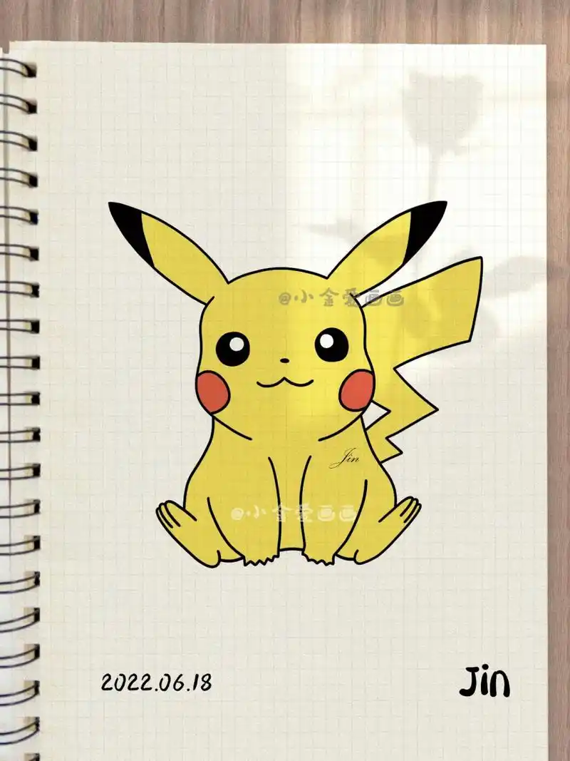 零基础|简笔画教程|皮卡丘|大合集 ★皮卡丘简笔画教程大合集来啦