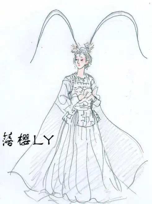 白骨精海报简笔画